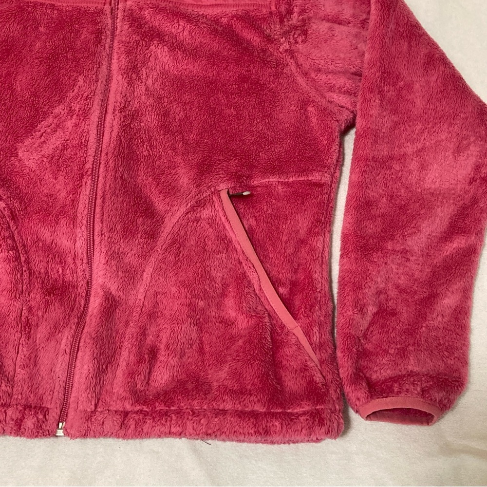 The North Face Women's Osito Jacket Full Zip Fuzzy Fleece Women SZ M Pink - Picture 5 of 16